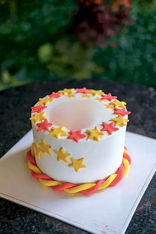 Butik Sarı Kırmızı Taraftar Pastası