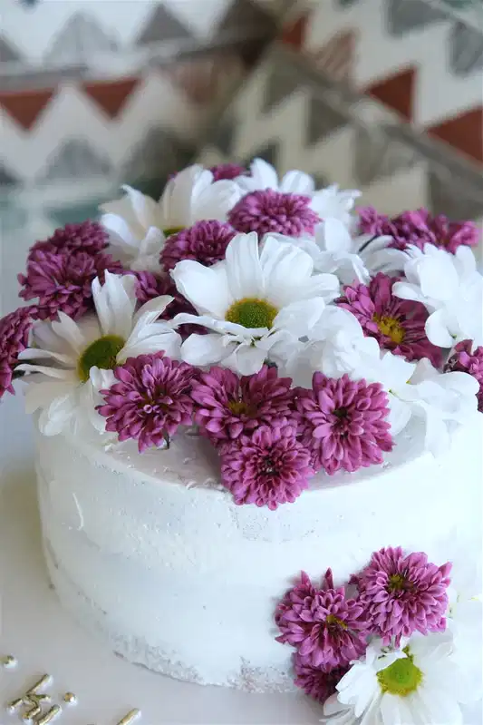 Butik Gerçek Çiçek Buketi Mor