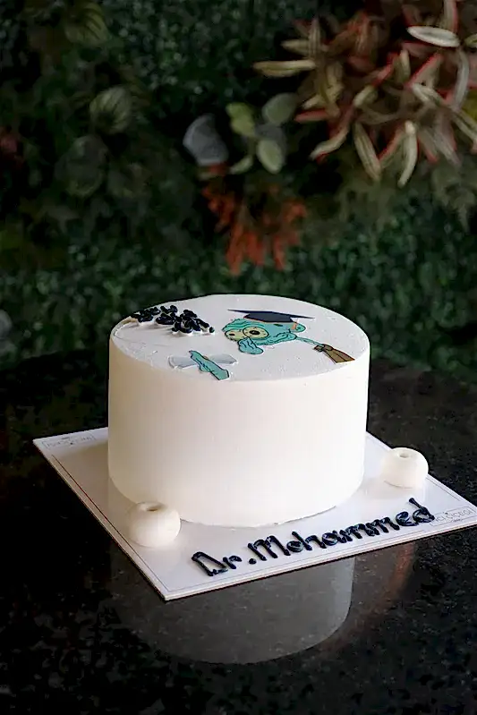 Butik Motto Ahtapot Çizimli Pasta