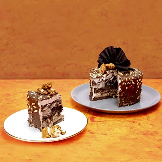 7-8 Kiilik Krokan Çikolata Pasta Çikolata